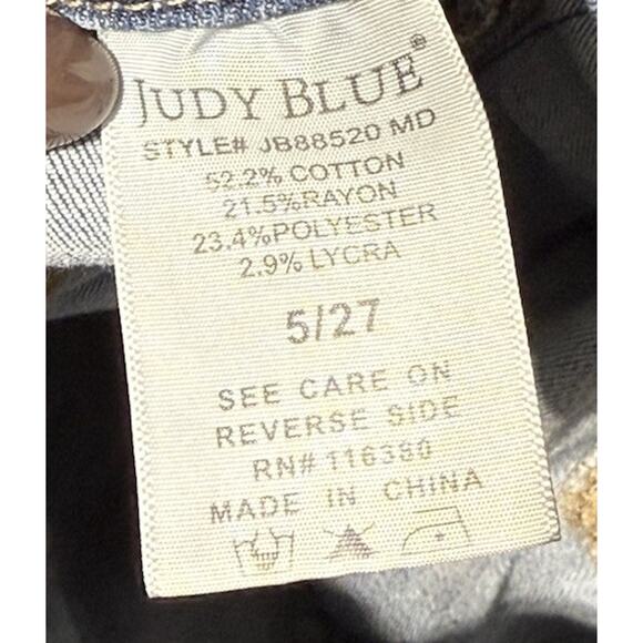 Judy Blue Los Angeles Slim Boot Jeans Womens Size 5/27 Pull On Denim - Picture 3 of 9